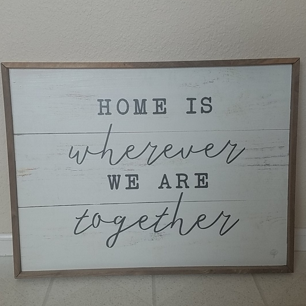 Home decorative sign